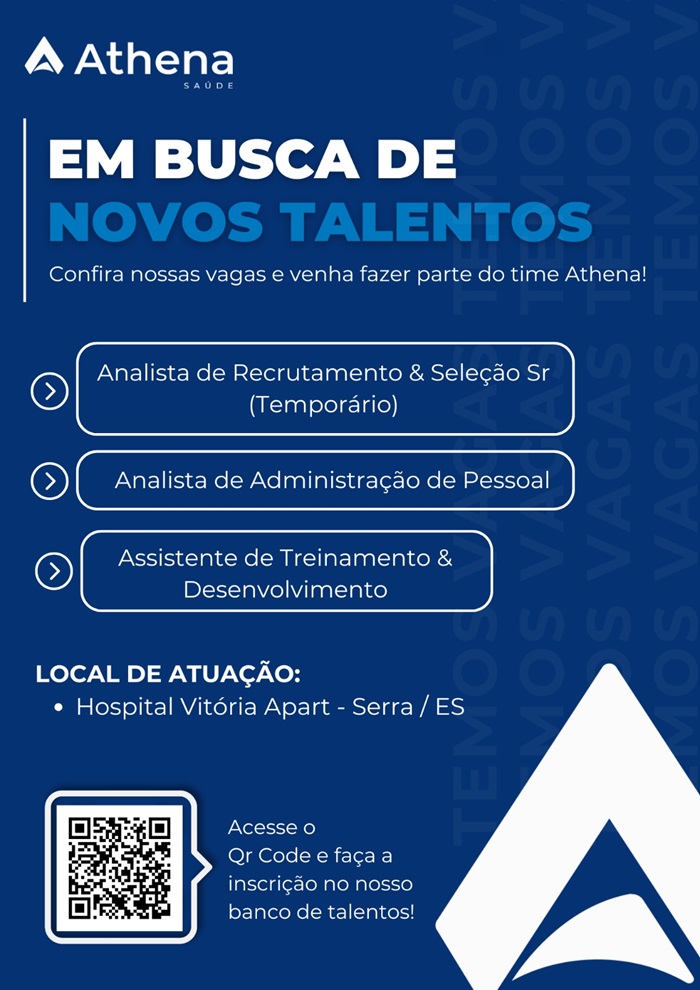 Vitória Apart Hospital S/A abre diversas vagas de Emprego