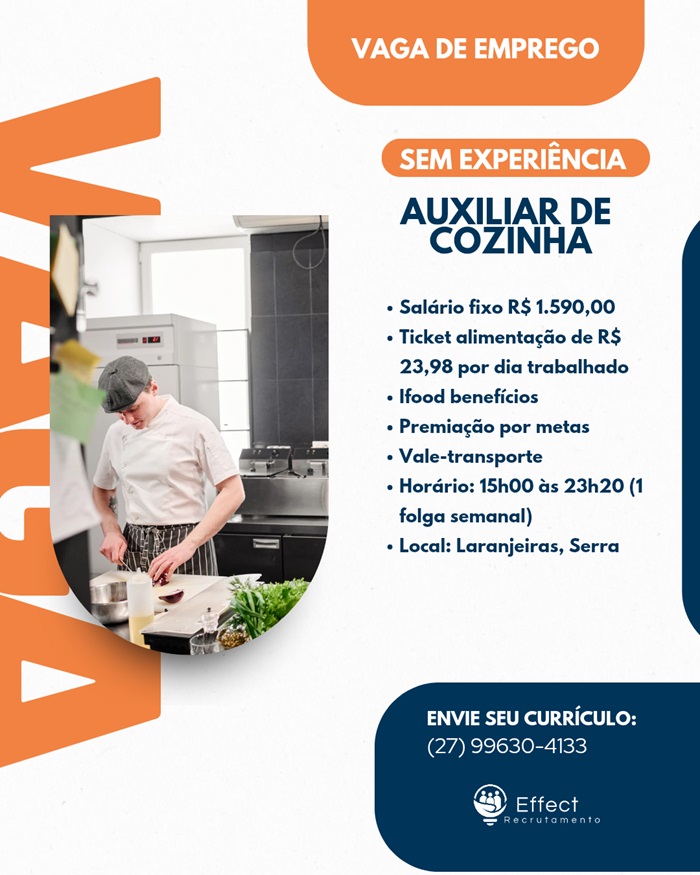 AUXILIAR DE COZINHA