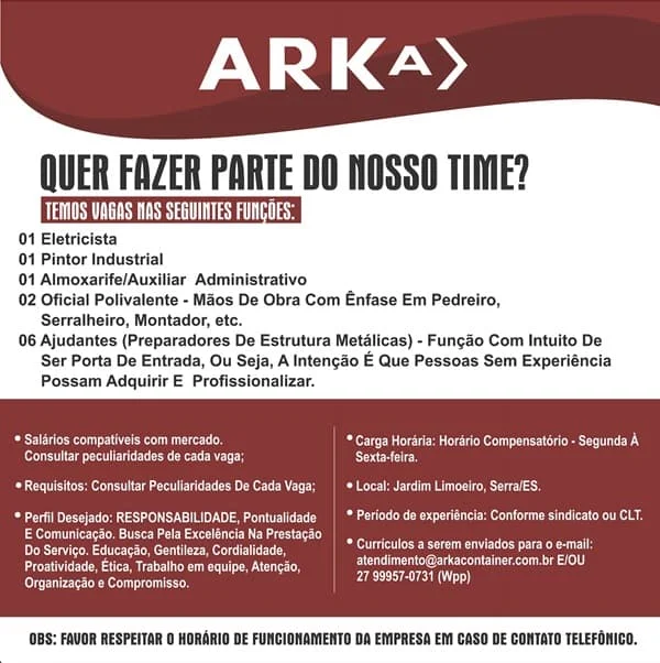 ARKA - Locação e Engenharia