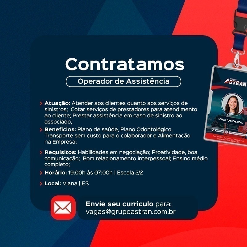 Operador de Assistência