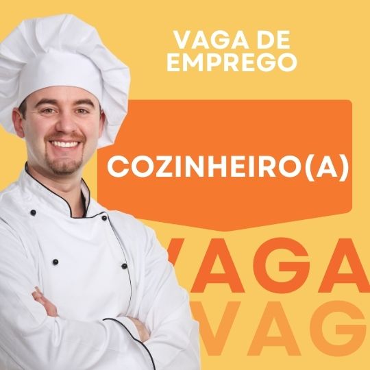 Vaga de Cozinheiro (a) Chefe