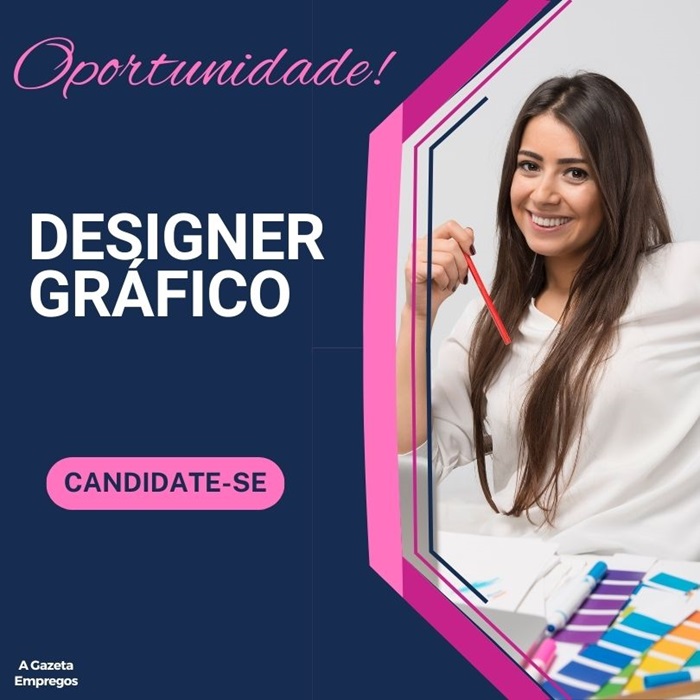 VAGA DE DESIGNER GRÁFICO