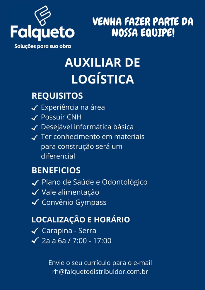 AUXILIAR DE LOGÍSTICA