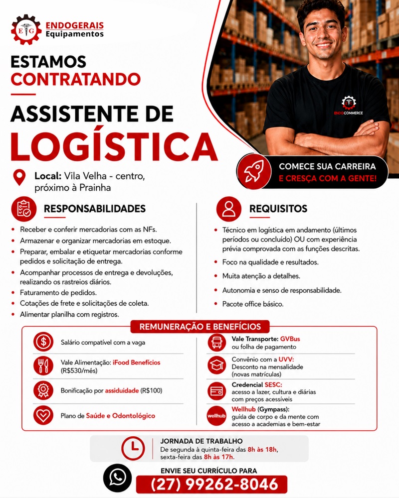 ASSISTENTE DE LOGÍSTICA