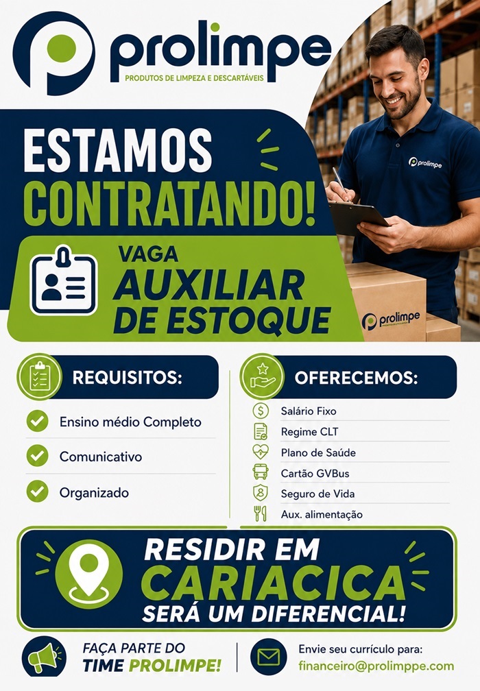AUXILIAR DE ESTOQUE