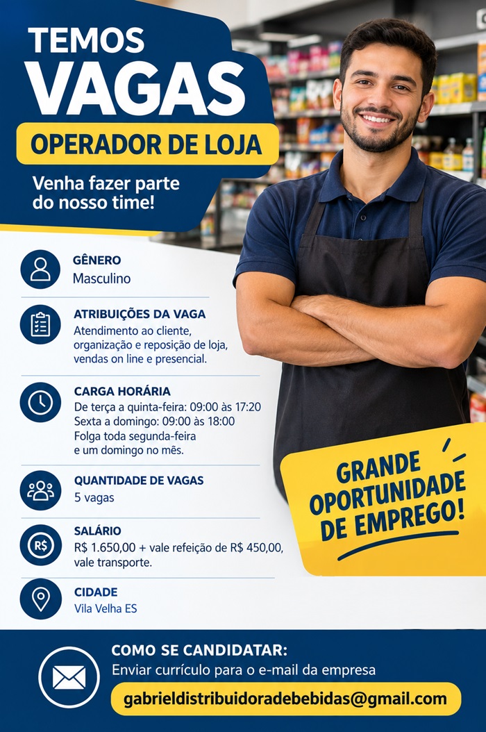 Distribuidora contrata Operador de Loja
