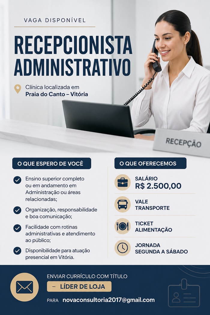 RECEPCIONISTA ADMINISTRATIVO