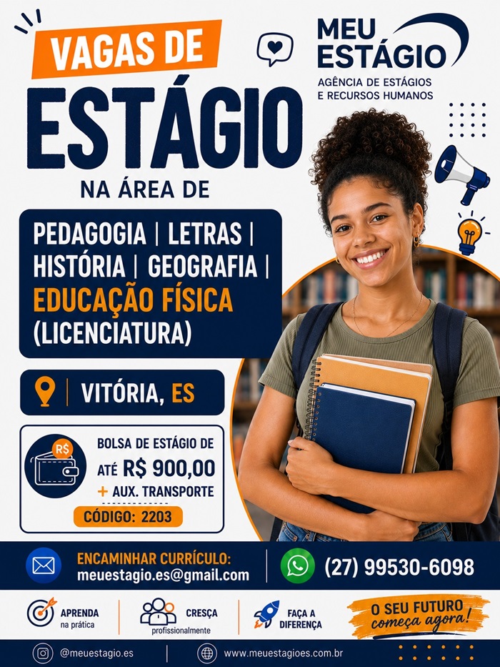 – PEDAGOGIA | LETRAS | HISTÓRIA | GEOGRAFIA | FILOSOFIA | ED. FÍSICA (Licenciatura)