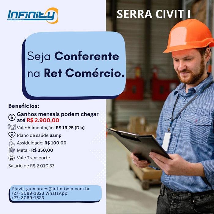 Vaga para Conferente
