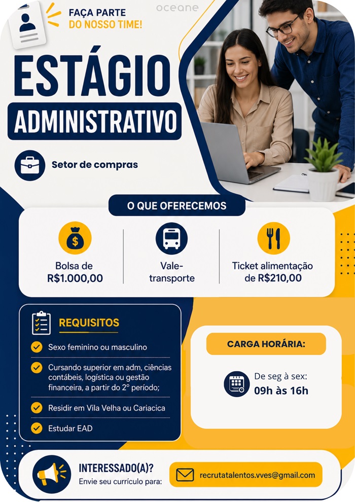 ESTÁGIO ADMINISTRATIVO | SETOR DE COMPRAS