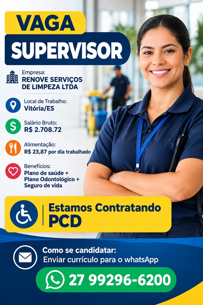 VAGA PARA SUPERVISOR