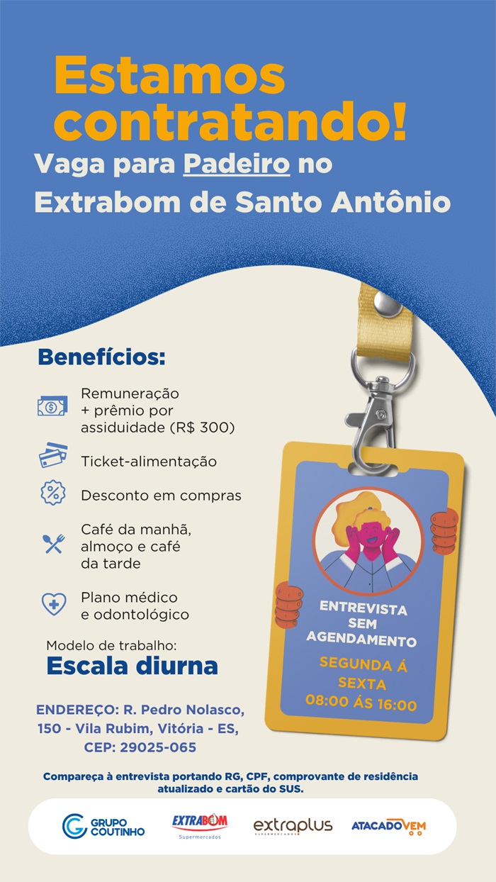 EXTRABOM - VILA RUBIM CONTRATA PADEIRO 