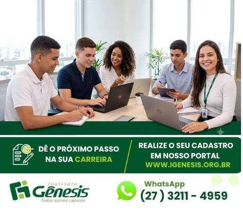 INSTITUTO GENESIS OFERTA DIVERSAS VAGAS ESTÁGIO