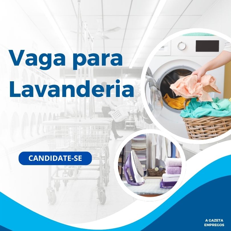 Hotel abre vaga para Lavanderia