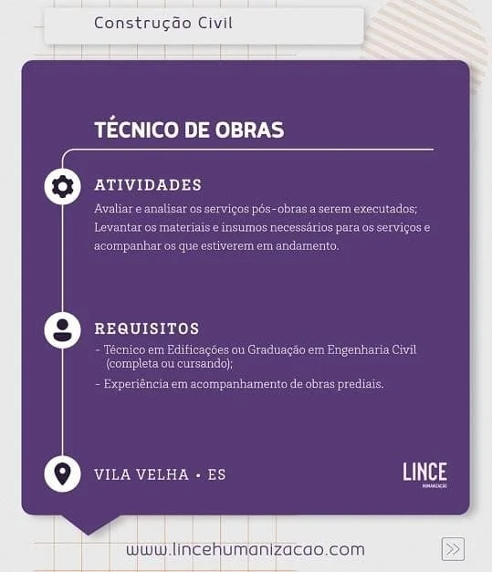 Técnico de Obras