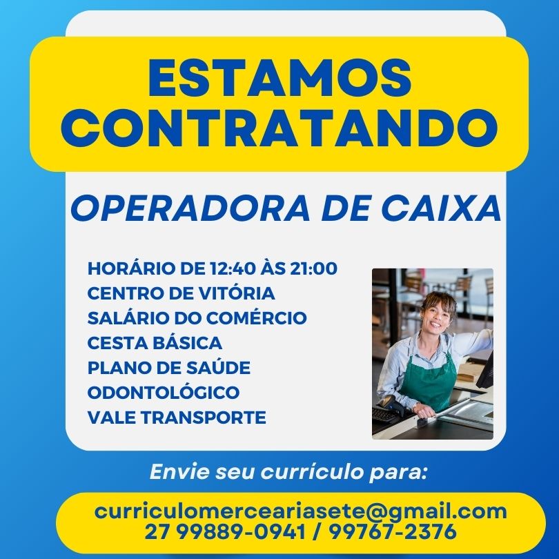 OPERADOR DE CAIXA