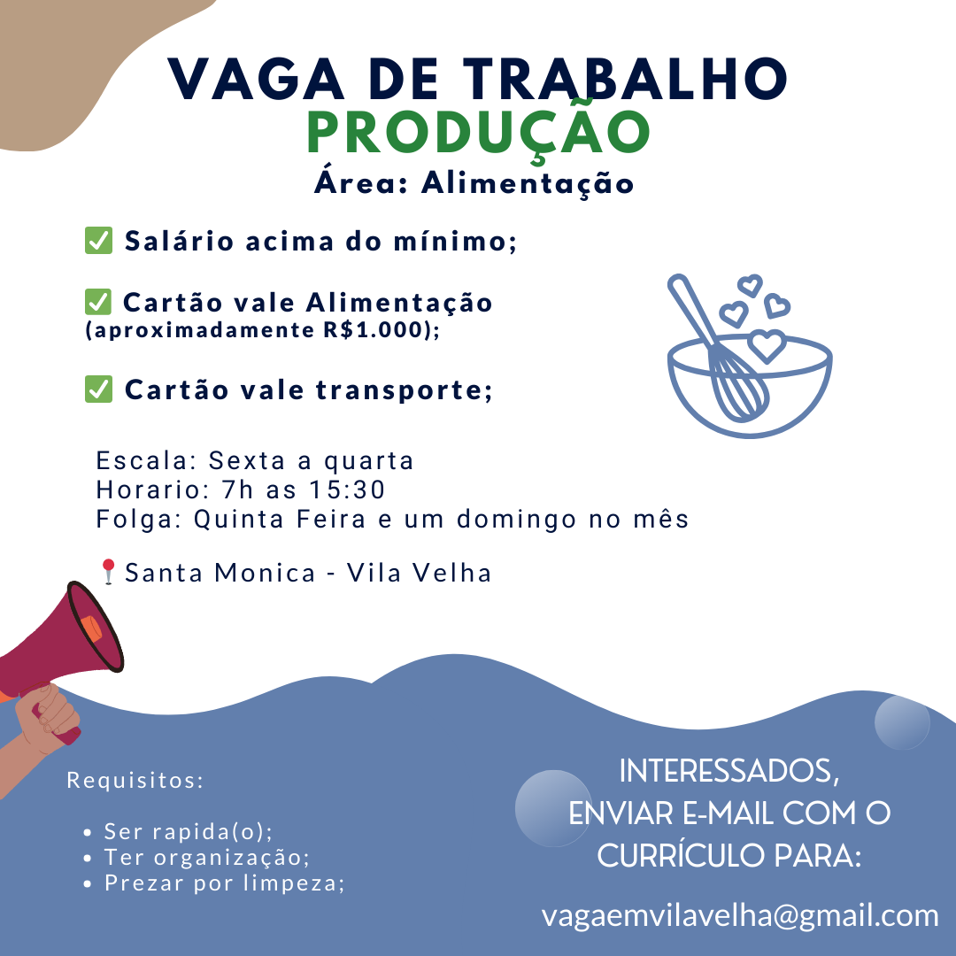 AUXILIAR DE PRODUÇÃO