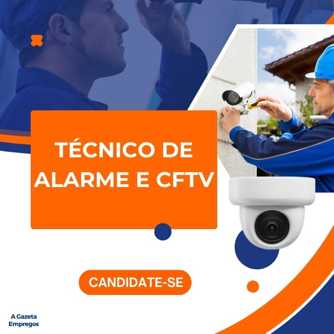 TÉCNICO DE ALARME E CFTV