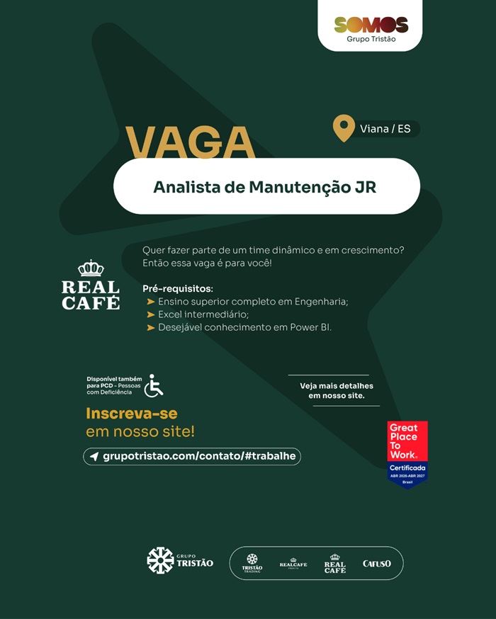 ANALISTA DE MANUTENÇÃO JR
