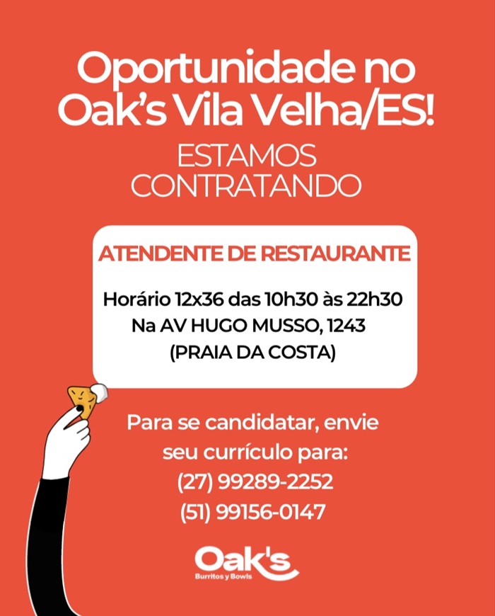 Oportunidade no Oak's Vila Velha/ES!