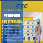 CVC contrata Vendedor (Shopping Praia da Costa)