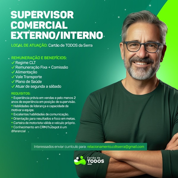 Supervisor Comercial Externo/Interno