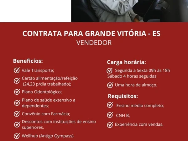 GRUPO PODIUM CONTRATA VENDEDOR DE VEÍCULOS