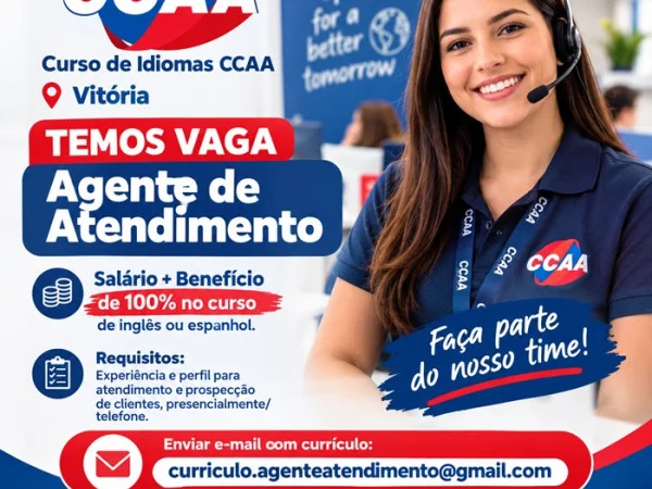 CCAA CONTRATA AGENTE DE ATENDIMENTO