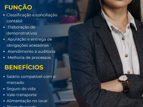 VAGA PARA ANALISTA CONTÁBIL