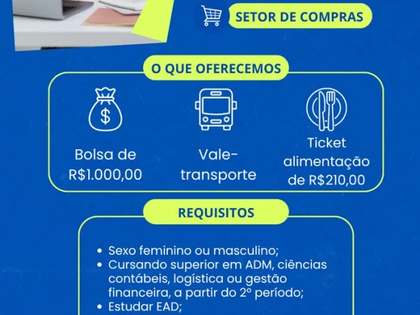 ESTÁGIO ADMINISTRATIVO | SETOR DE COMPRAS