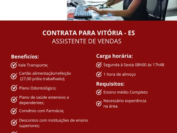 FIAT PODIUM CONTRATA ASSISTENTE DE VENDAS.