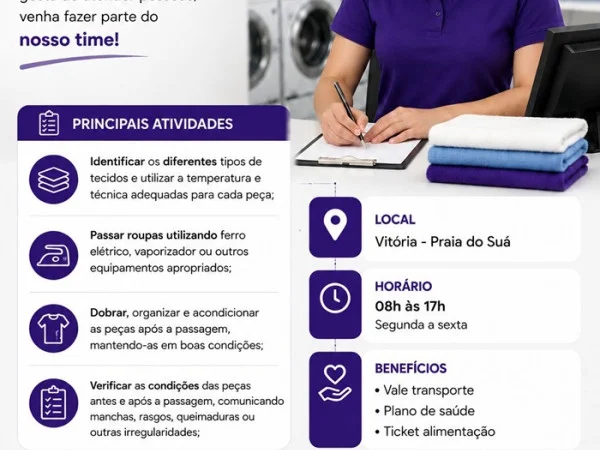 Vaga para Passadeira