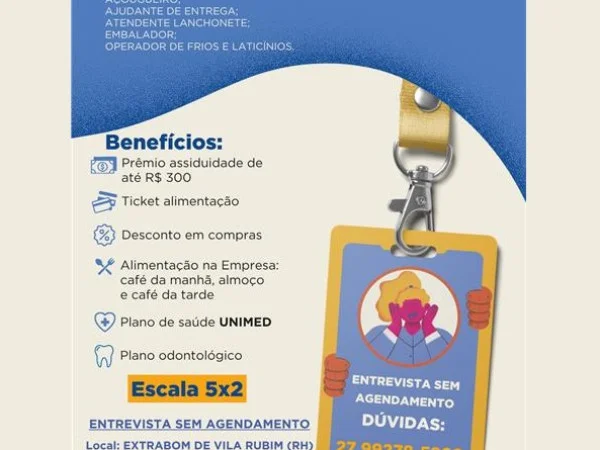 Vagas para o Extrabom de Itapuã - Vila Velha