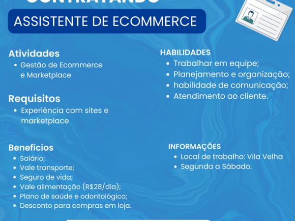 ASSISTENTE DE E-COMMERCE