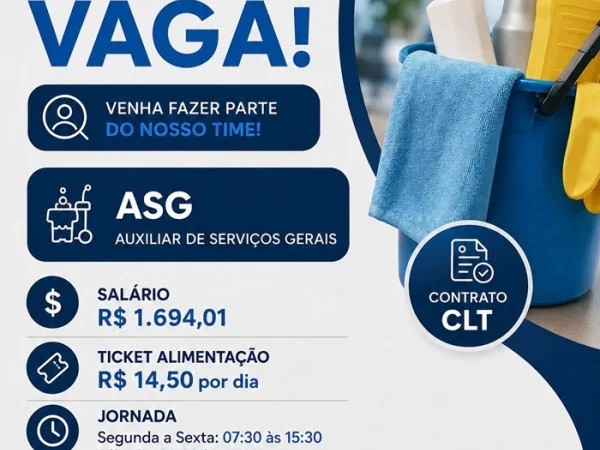 AUXILIAR DE SERVIÇOS GERAIS