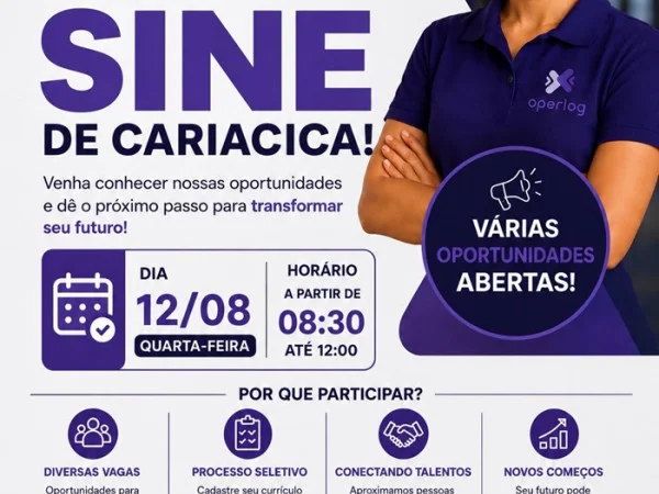 A OPERLOG ESTARÁ NO SINE DE CARIACICA!