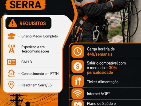 TÉCNICO INSTALADOR REPARADOR - SERRA