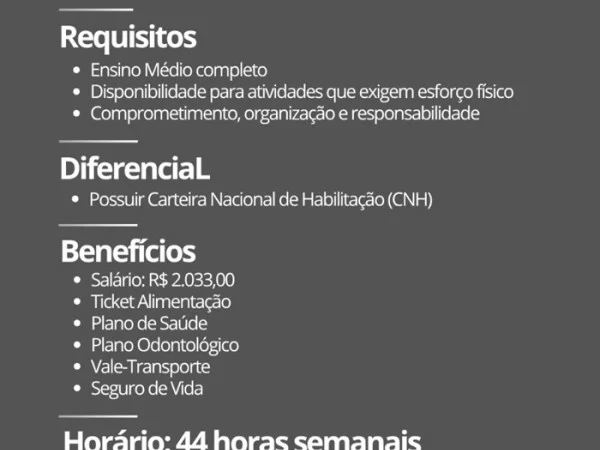 Loja Kouzina contrata Ajudante de Entrega
