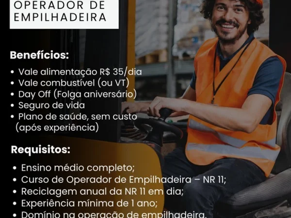 OPERADOR DE EMPILHADEIRA