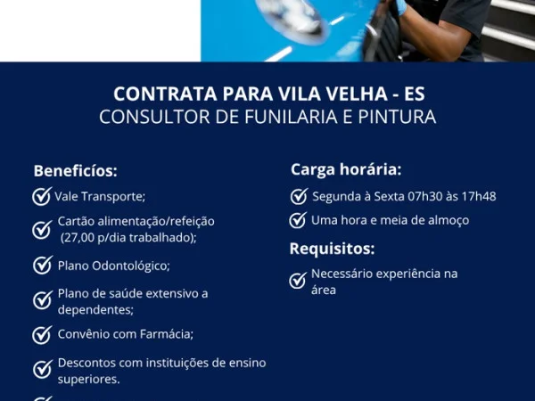 VOLKSWAGEN PREMIUM CONTRATA CONSULTOR DE FUNILARIA E PINTURA