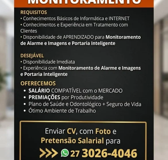 AGENTE DE MONITORAMENTO