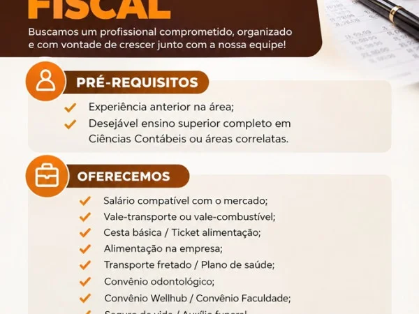 Socau contrata Analista Fiscal