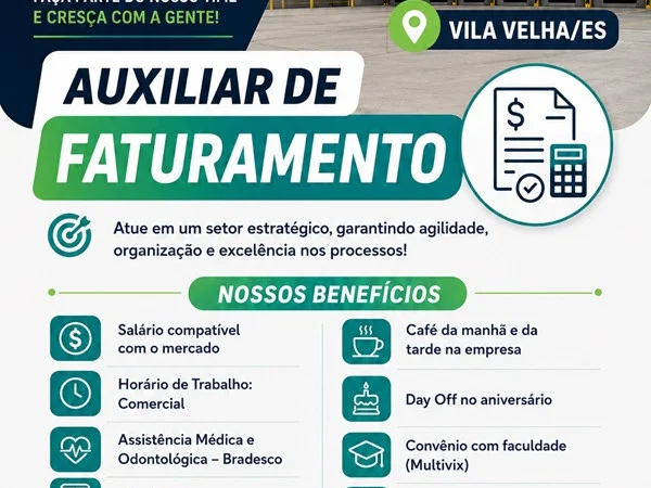 AUXILIAR DE FATURAMENTO