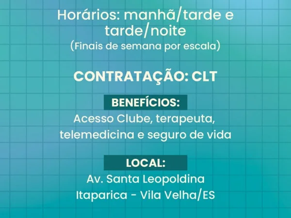 Clube R5 Sports contrata Auxiliar de Serviços Gerais