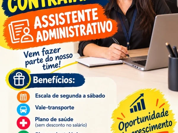 Padaria Monte Libano contrata Assistente Administrativo