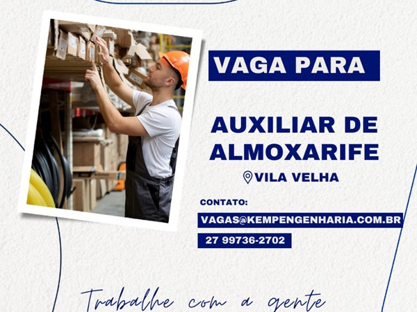 KEMP CONTRATA AUXILIAR DE ALMOXARIFE