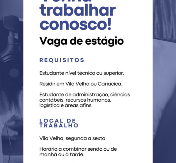 Vaga de Estágio