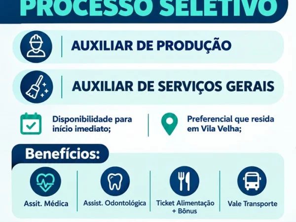 DISTRIVIDROS ABRE NOVO PROCESSO SELETIVO