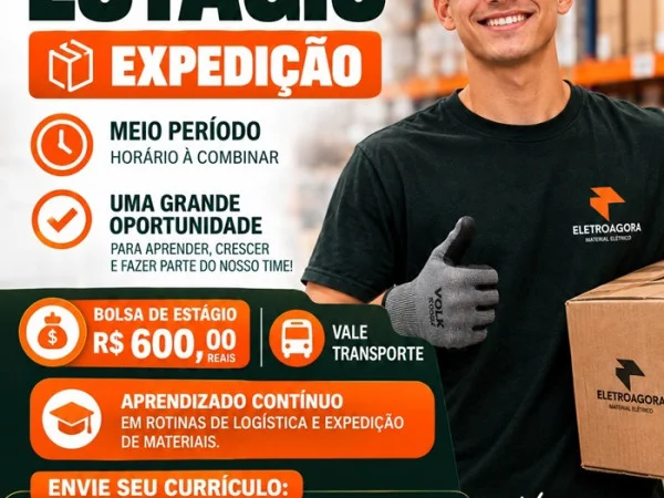 VAGA DE ESTÁGIO EXPEDIÇÃO