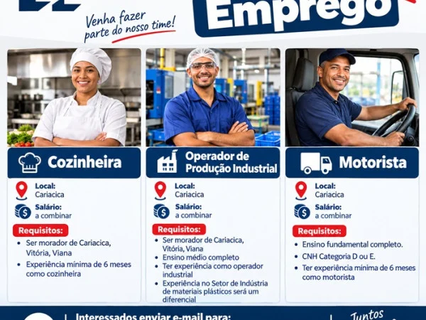 Embali abre novas vagas de Emprego